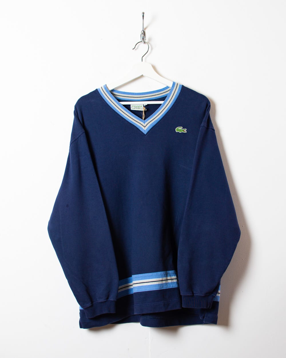 Navy Lacoste Sport Sweatshirt - Large