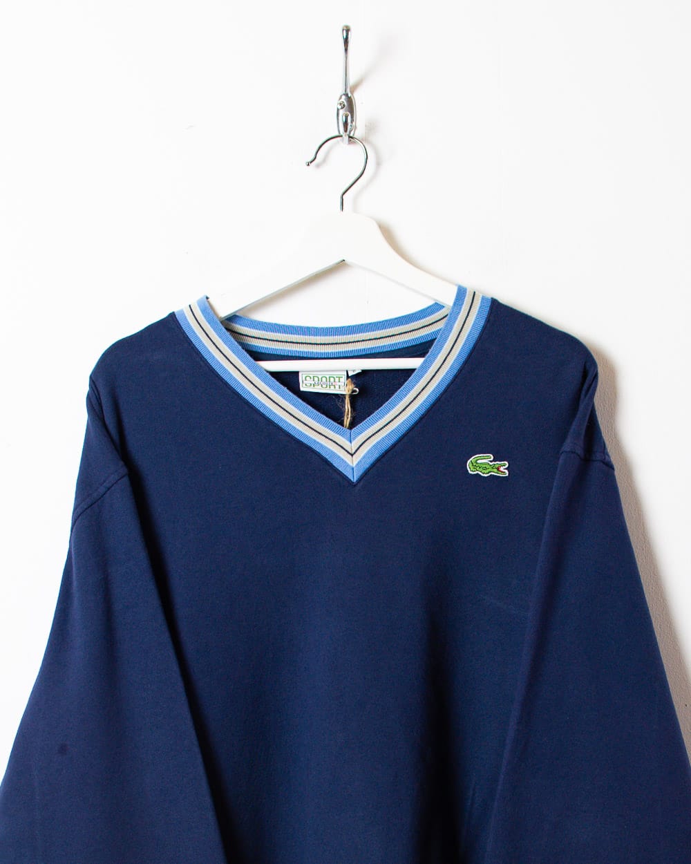 Navy Lacoste Sport Sweatshirt - Large