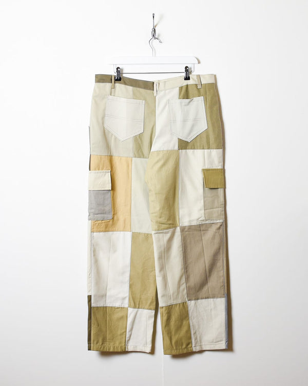 Neutral Reworked Baggy Cargo Trousers - W38 L29