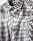 Grey Tommy Hilfiger Checked Shirt - XX-Large