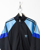 Black Adidas Tracksuit Top - Small