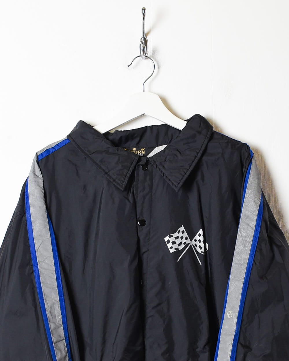 Vintage 90s Black Auburn Sportswear Coach Jacket - XX-Large 