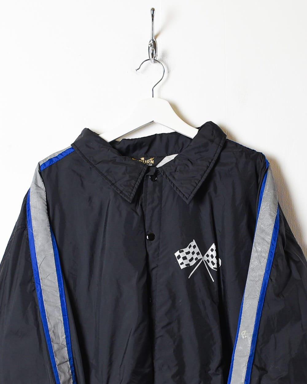 Vintage 90s Black Auburn Sportswear Coach Jacket - XX-Large