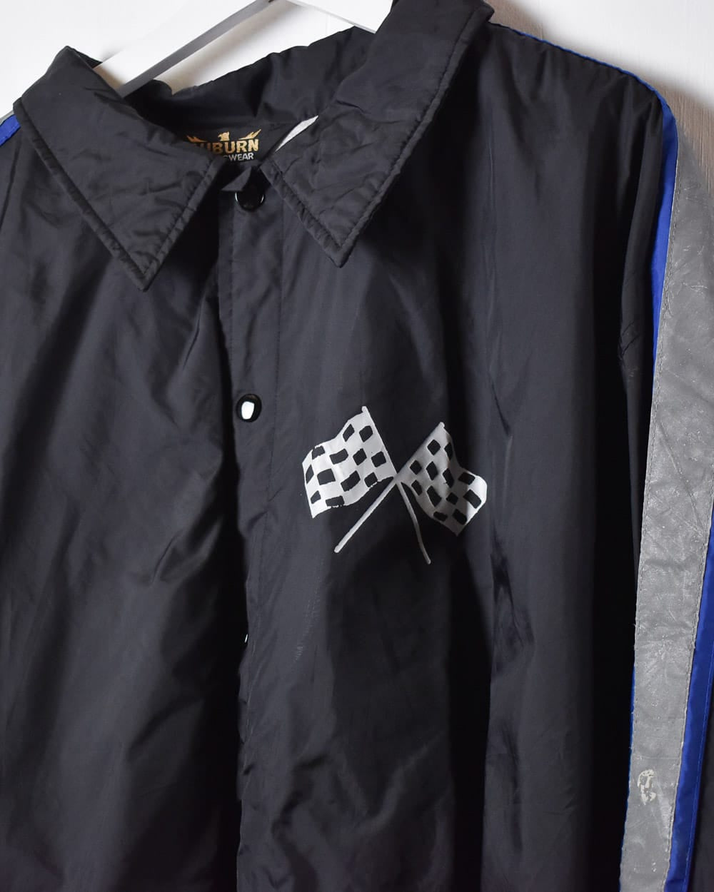Vintage 90s Black Auburn Sportswear Coach Jacket - XX-Large 
