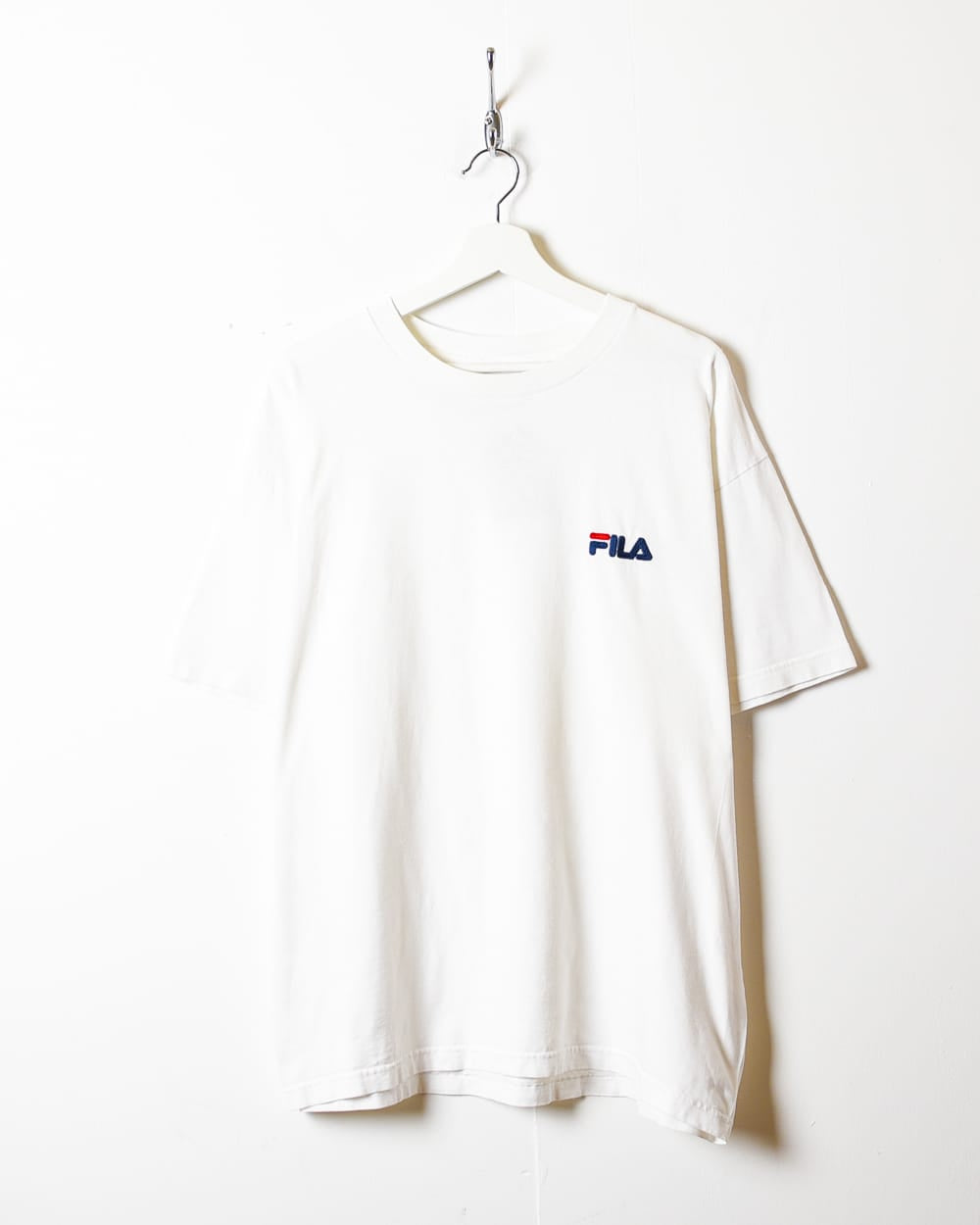 White Fila T-Shirt - X-Large