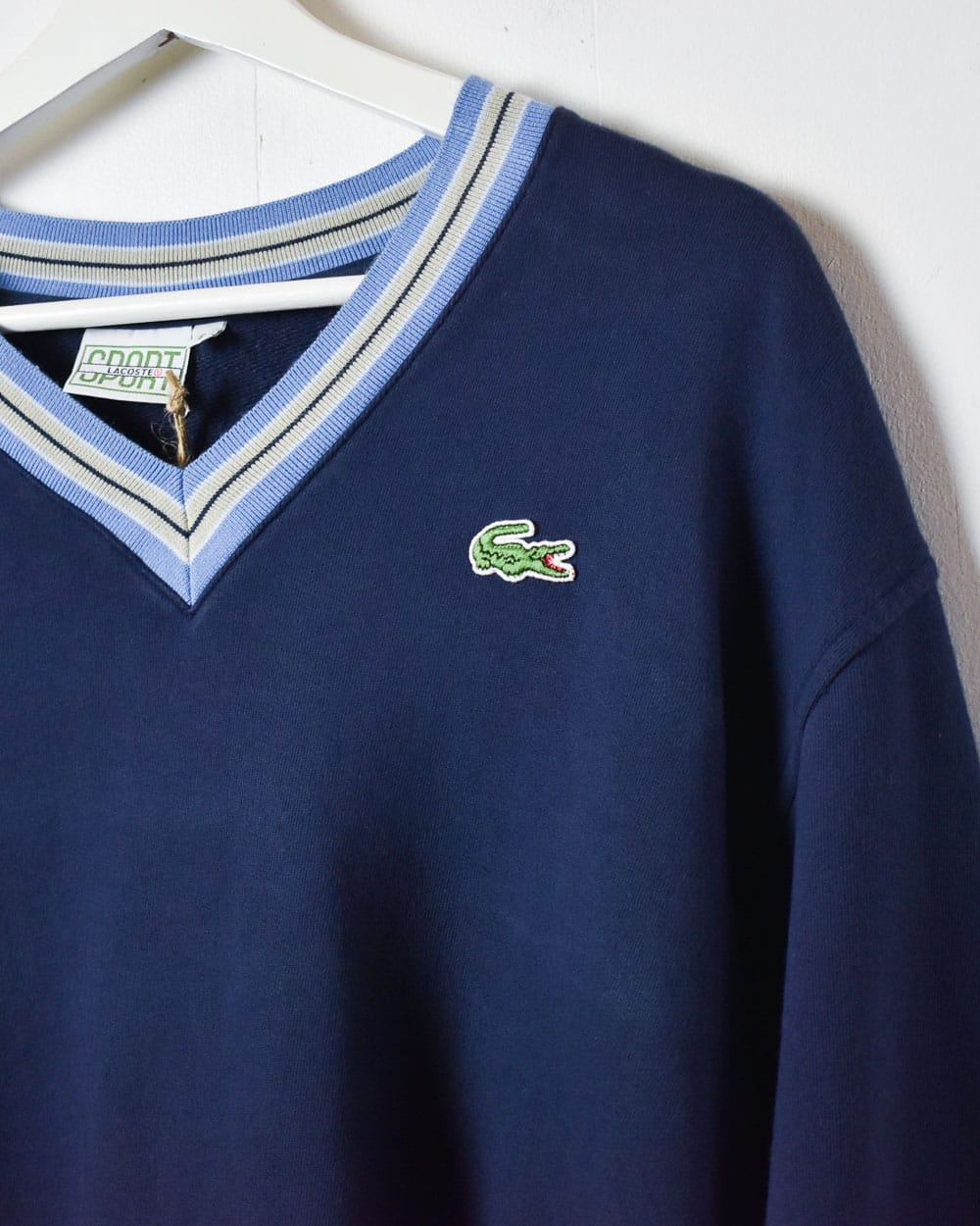 Navy Lacoste Sport Sweatshirt - Large