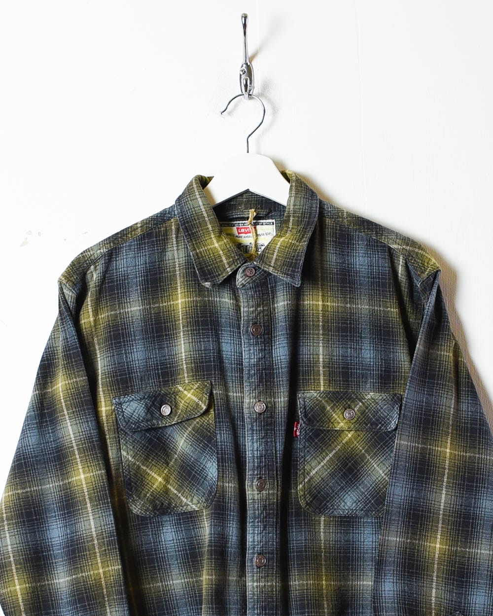 Navy Levi's Flannel Shirt - Small