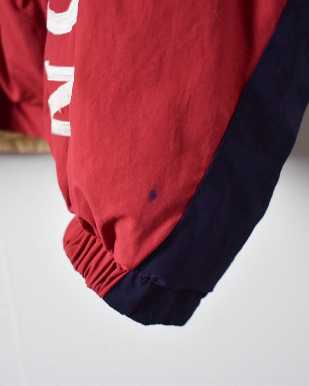Red Nautica Reversible Puffer Jacket - Medium