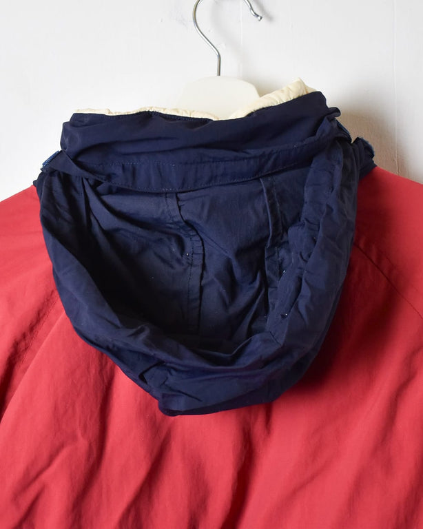 Red Nautica Reversible Puffer Jacket - Medium