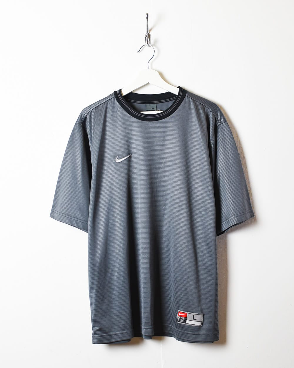 Grey Nike Team T-Shirt - Large