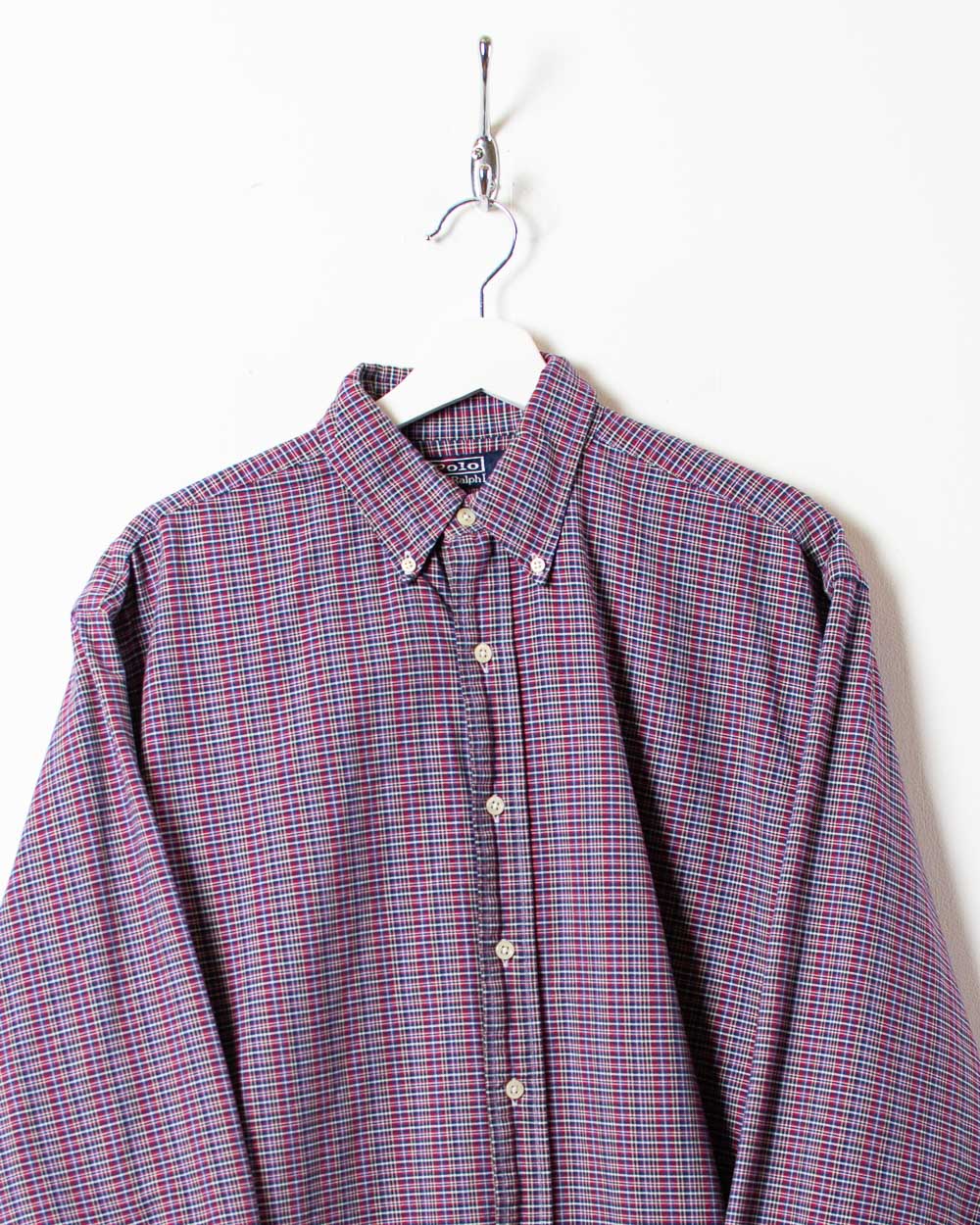 Red Polo Ralph Lauren Checked Shirt - Large