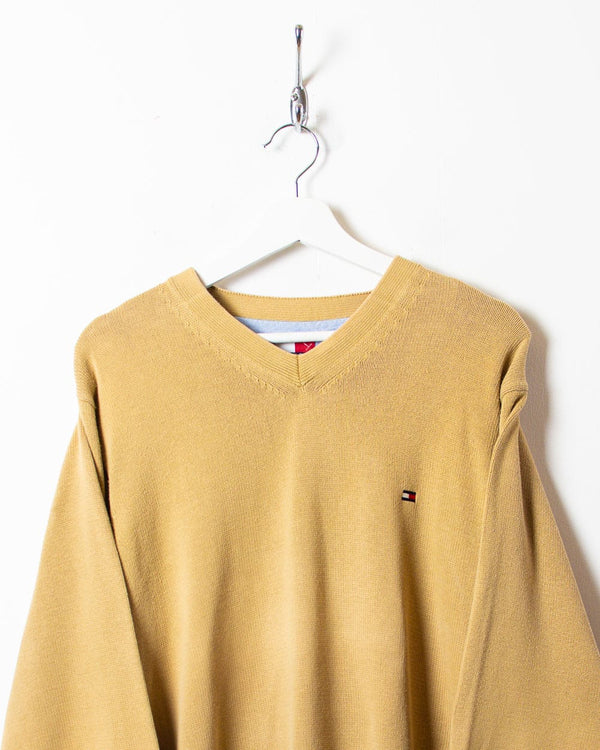 Neutral Tommy Hilfiger Knitted Sweatshirt - Medium