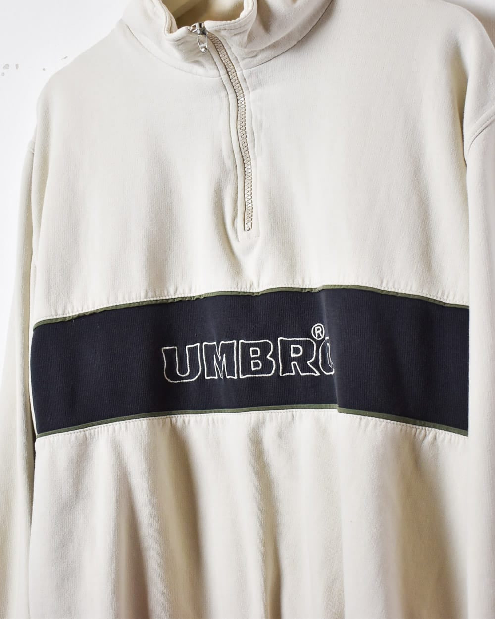 Neutral Umbro 1/4 Zip Sweatshirt - Medium