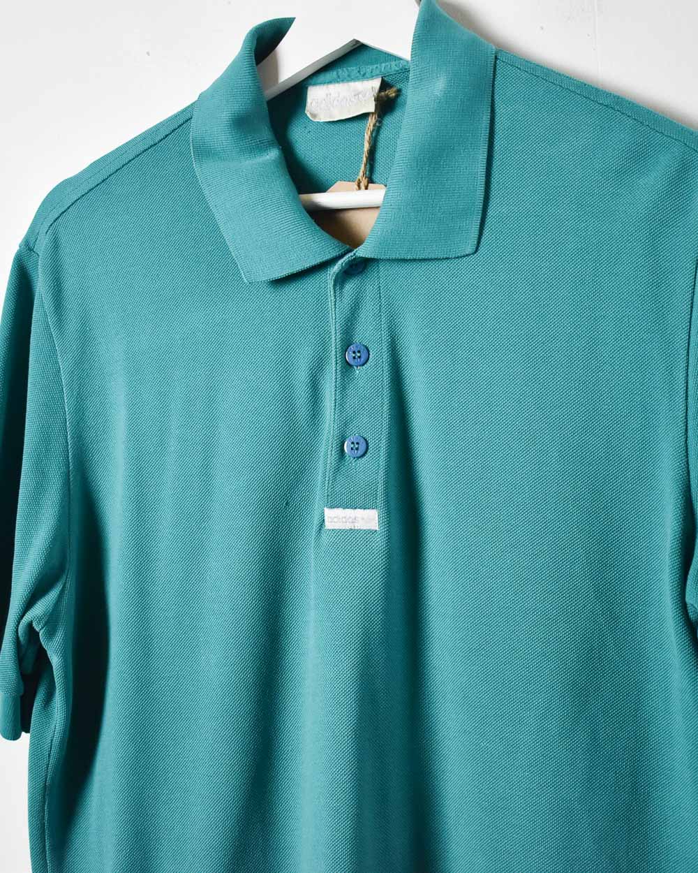 Green Adidas Polo Shirt - Large