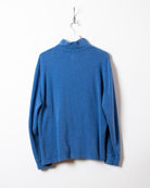 Blue Polo Ralph Lauren 1/4 Zip Sweatshirt - Large