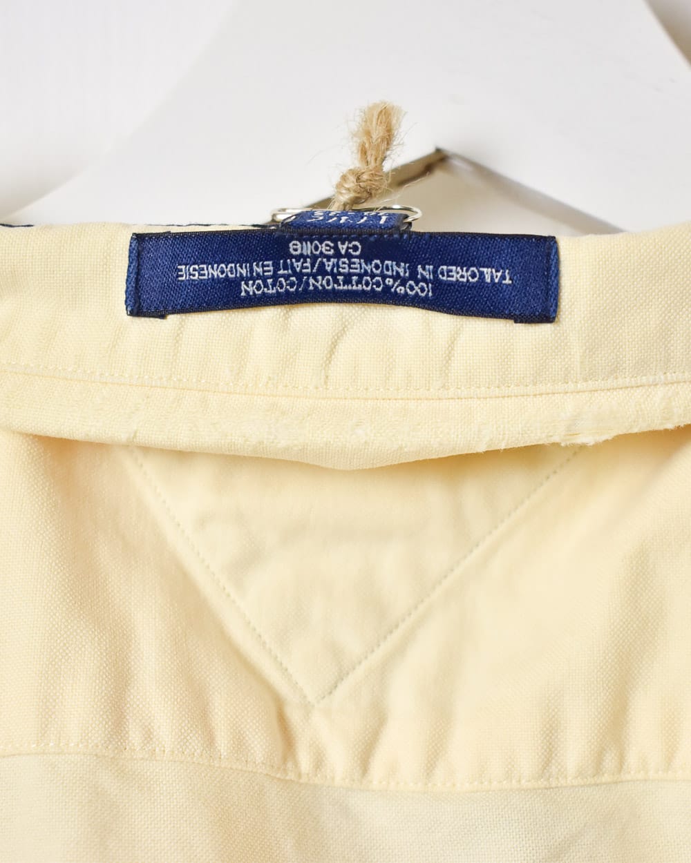 Yellow Tommy Hilfiger Shirt - X-Large