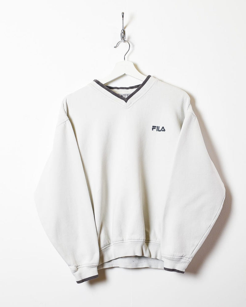 Cream clearance fila sweatshirt