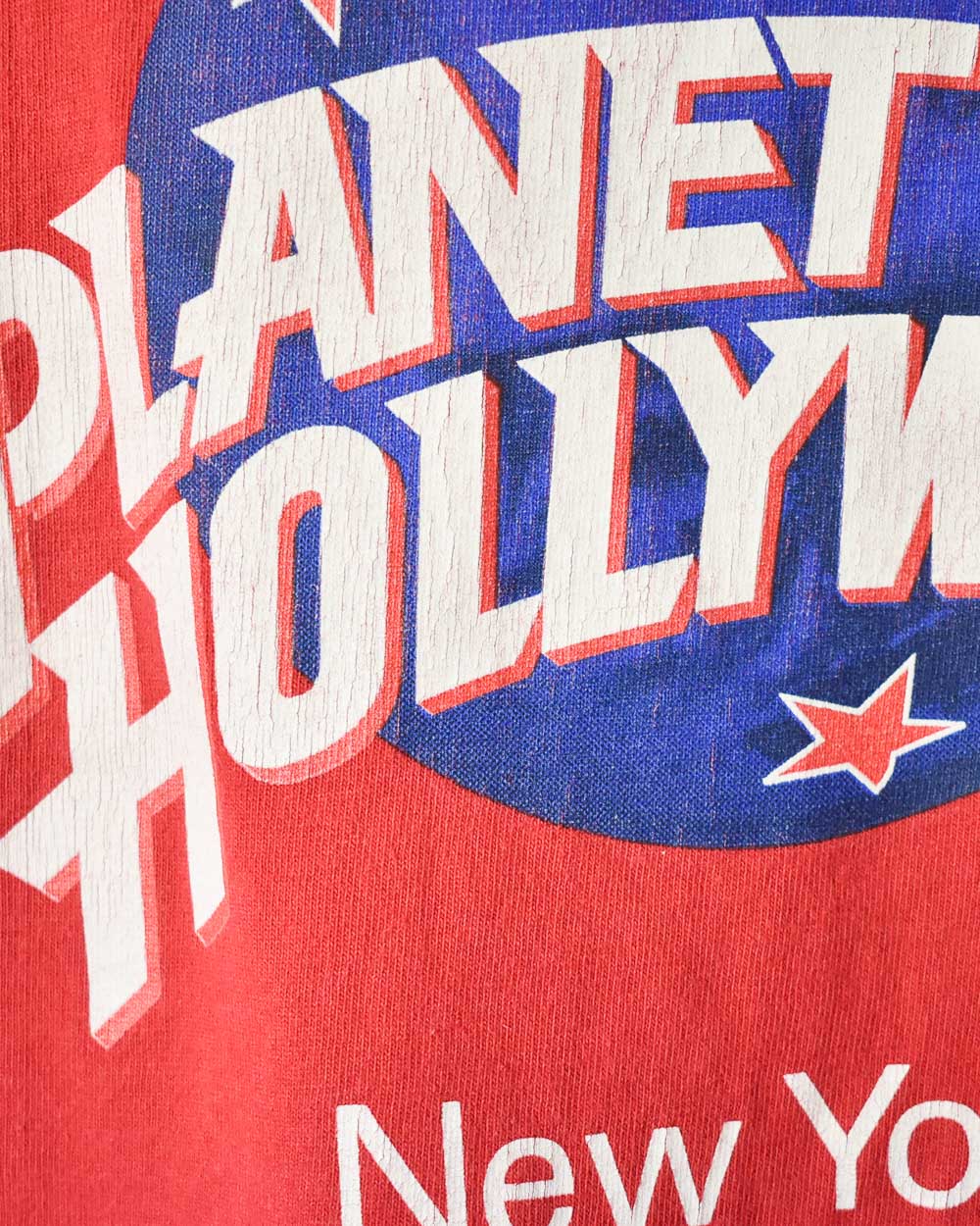 Red Planet Hollywood New York T-Shirt - Large