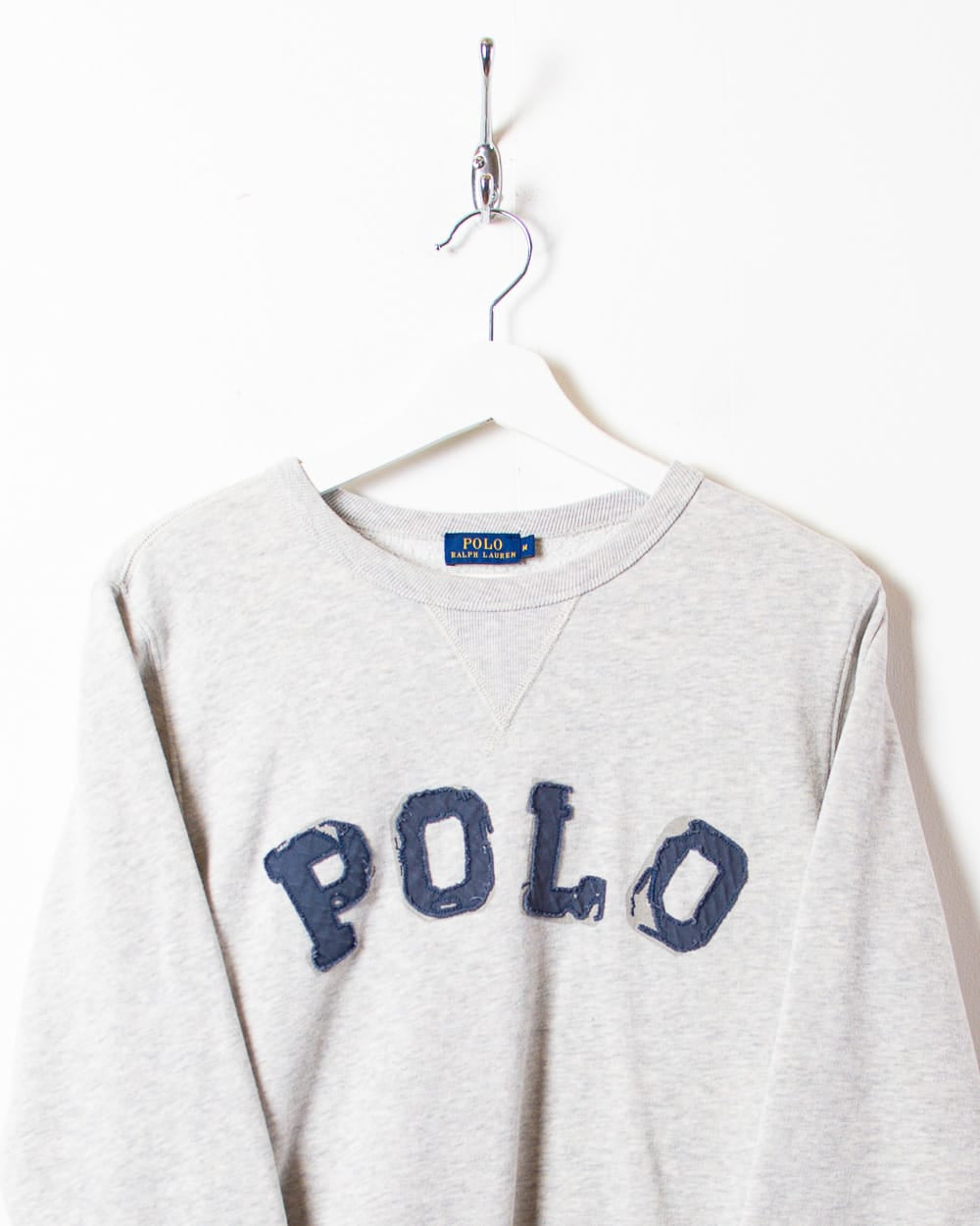 Stone Polo Ralph Lauren Sweatshirt - Small Women's