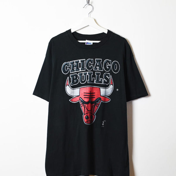 NBA Chicago Bulls Crop Tee - Grey - X-Large