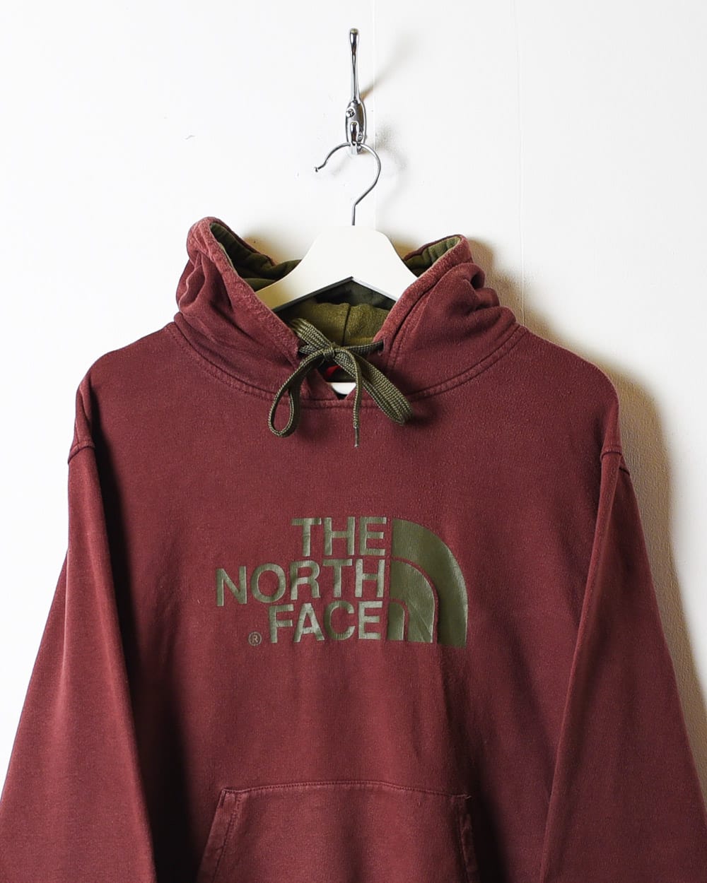 Maroon The North Face Hoodie - Large