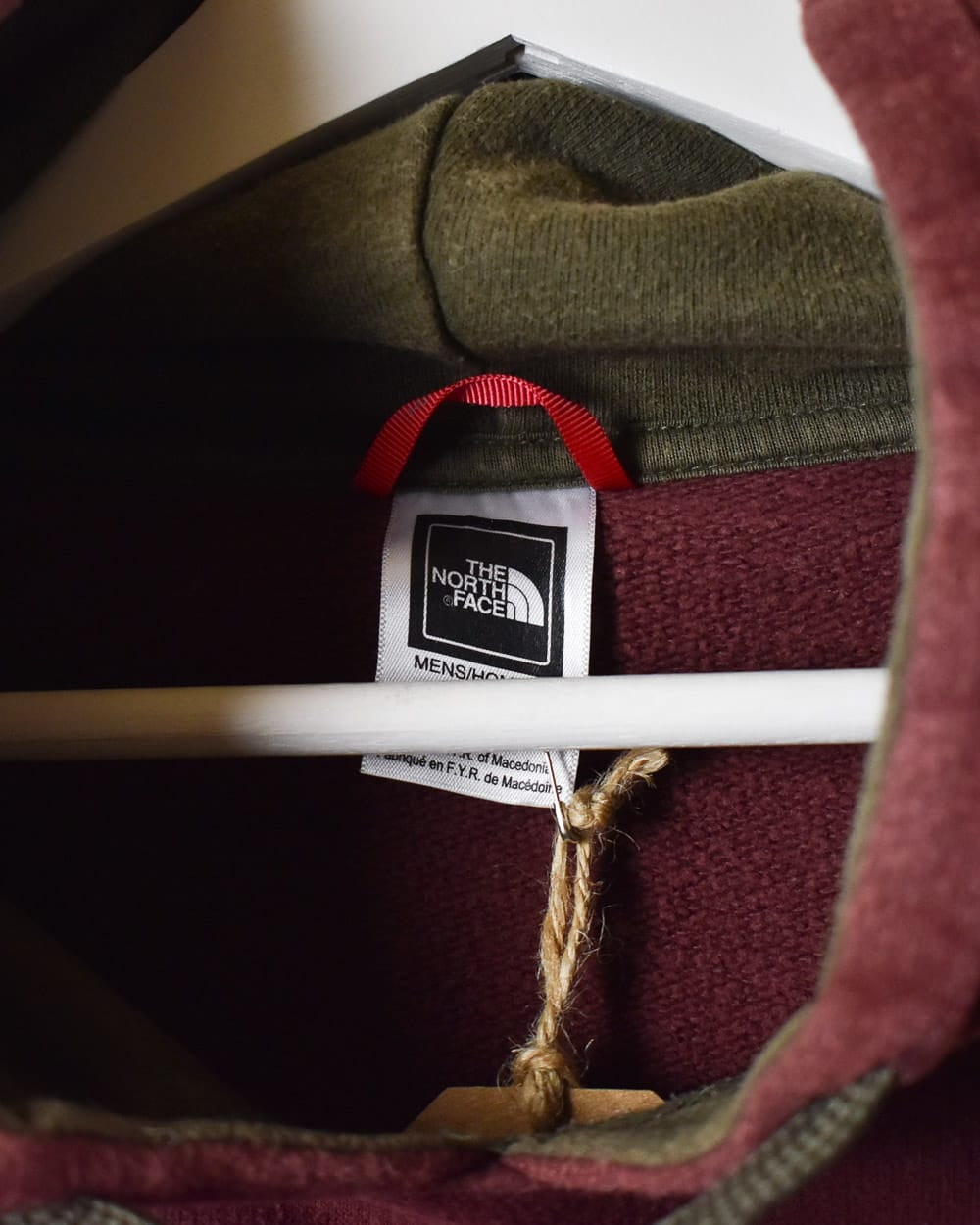 Maroon The North Face Hoodie - Large