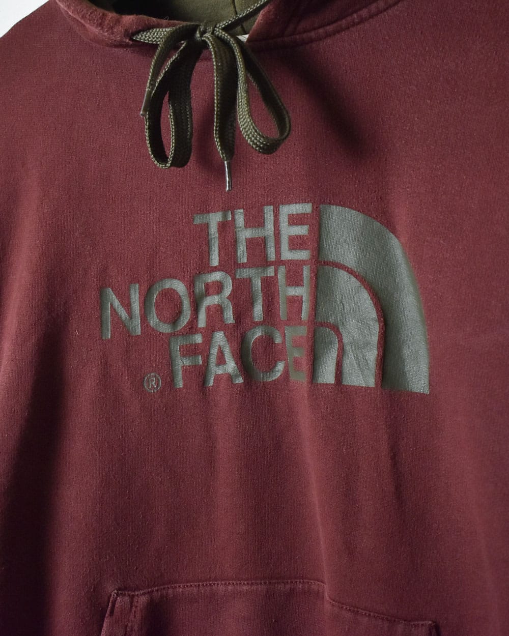 Maroon The North Face Hoodie - Large