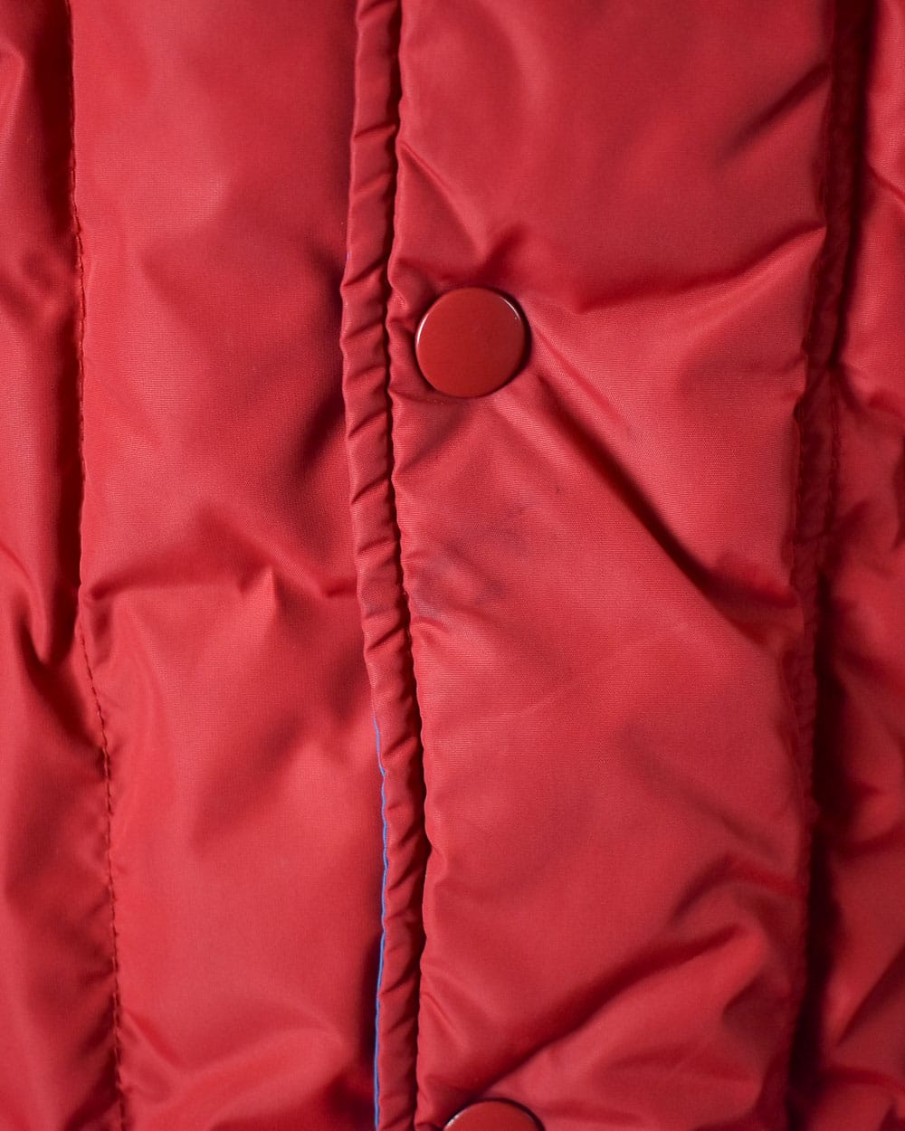 Red Tommy Hilfiger Denim Fleece Lined Puffer Jacket - X-Large