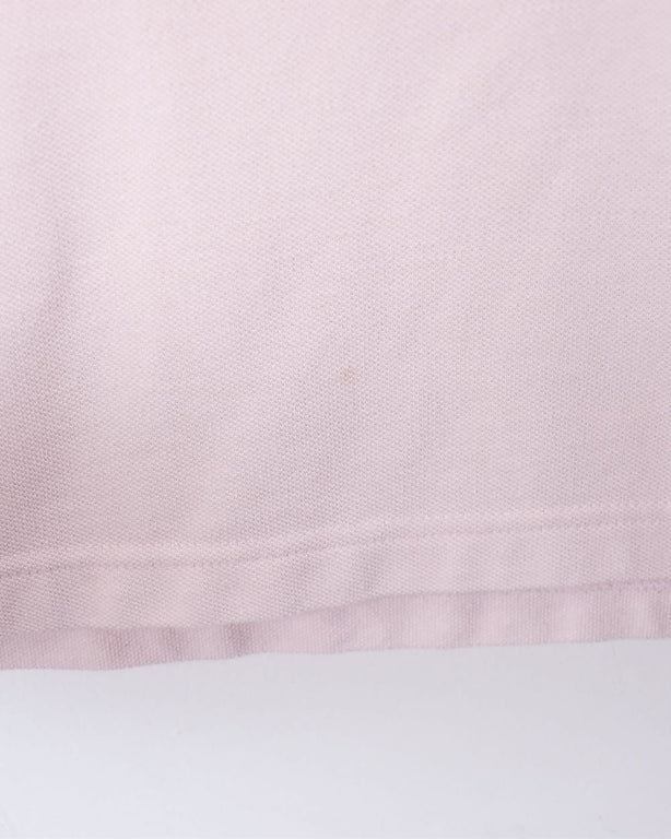 Pink Tommy Hilfiger Long Sleeved Polo Shirt - Medium