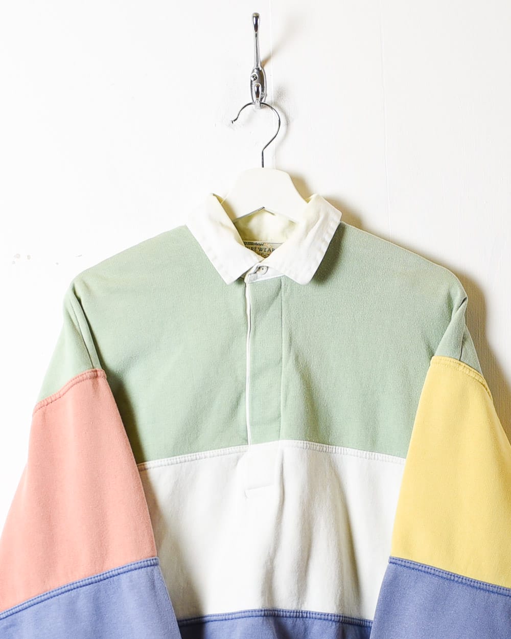 Multicolour Colour Block Collared Sweatshirt - Small