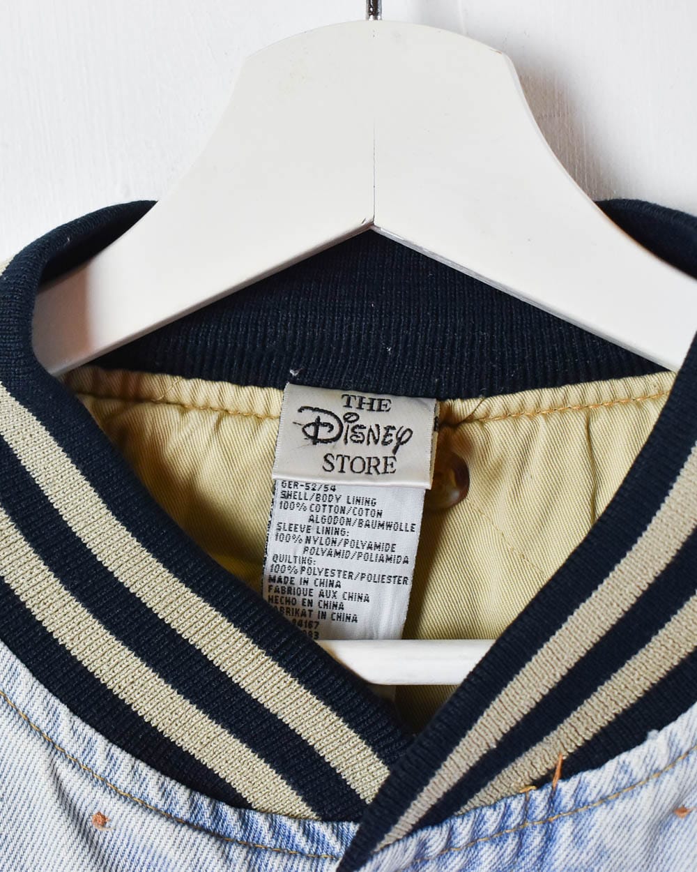 Blue Disney Mickey Mouse Original Varsity Jacket - Large