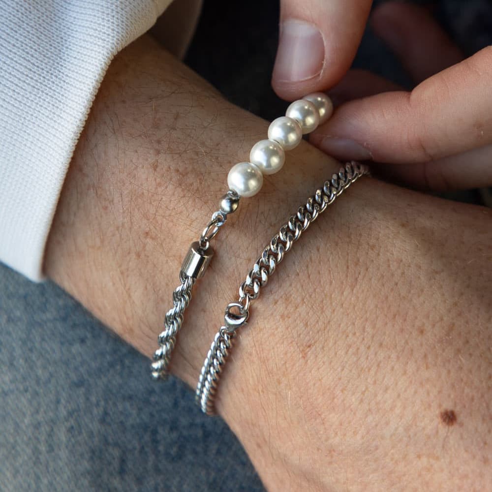 Pearl rope bracelet deals