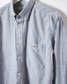 Stone Chemise Lacoste Striped Shirt - Large