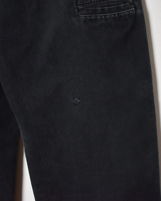 Black Dickies Distressed Double Knee Carpenter Jeans - W32 L33