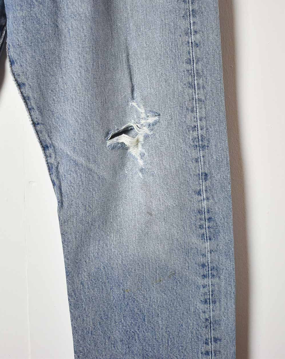 Blue Levi's Distressed 501 Jeans - W34 L30