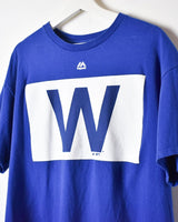 Vintage 00s Blue MLB Chicago Cubs T-Shirt - X-Large Cotton– Domno Vintage
