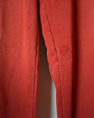 Red Nike Tracksuit Bottoms - Large