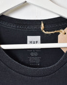 Black HUF T-Shirt - Large