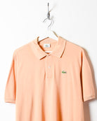 Orange Lacoste Polo Shirt - X-Large