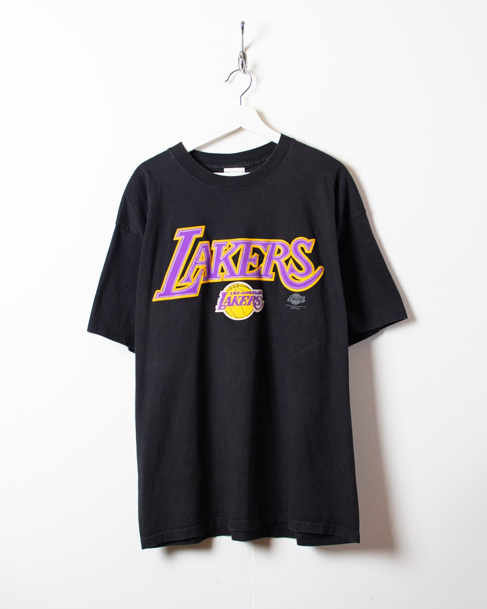 Nba Los Angeles Lakers Women's Short Sleeve Vintage Logo Tonal