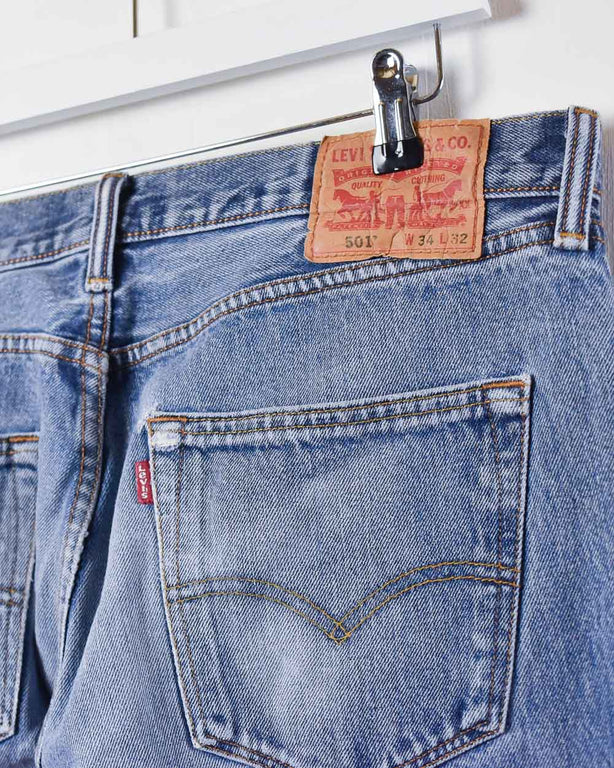 Blue Levi's 501 Jeans - W36 L30