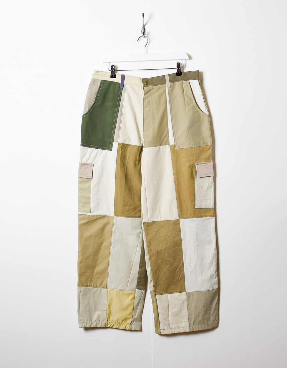 Neutral Reworked Baggy Cargo Trousers - W26 L29