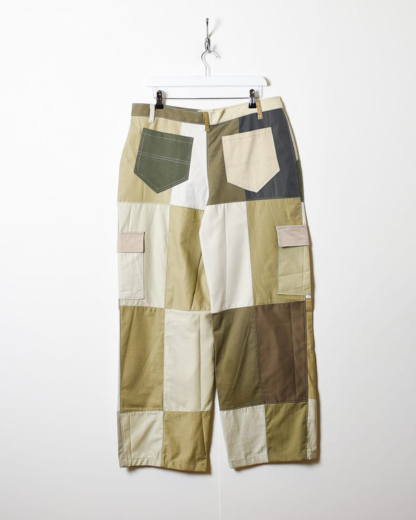 Neutral Reworked Baggy Cargo Trousers - W26 L29