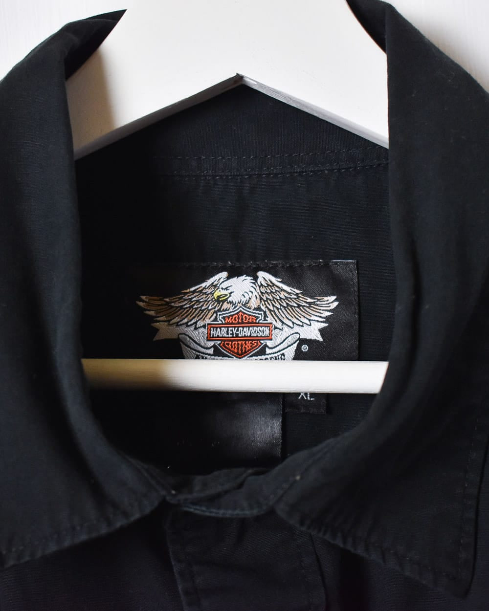 Black Harley Davidson Short Sleeved Shirt - X-Large
