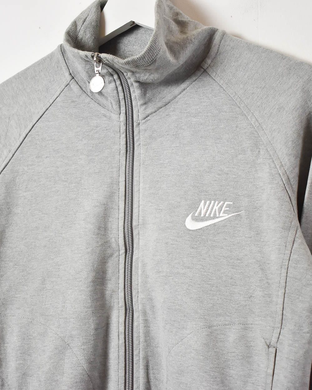 Stone Nike Zip-Through Sweatshirt - Small Women's