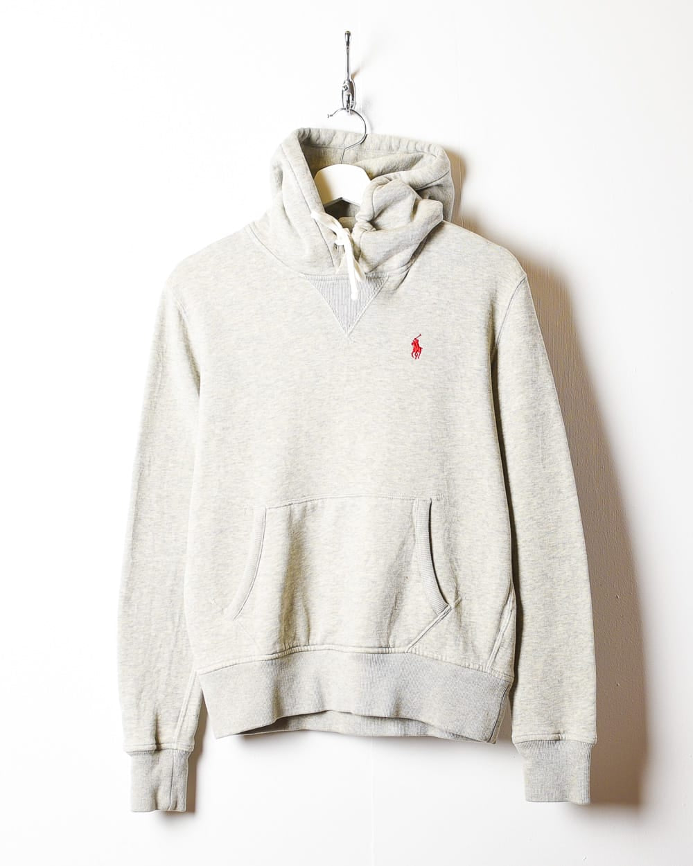 Stone Polo Ralph Lauren Hoodie - Small Women's