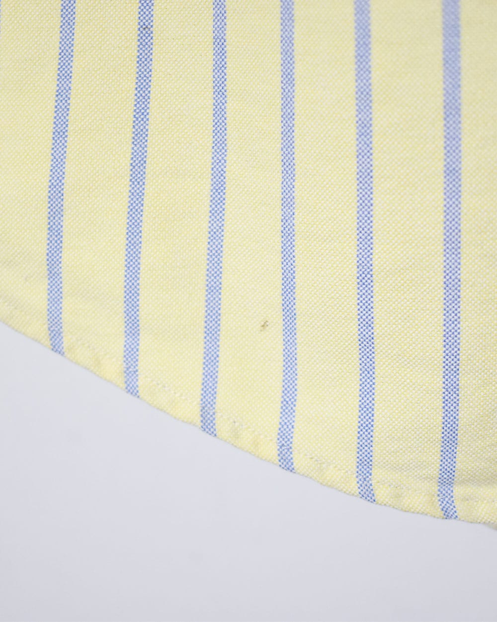 Yellow Polo Ralph Lauren Striped Short Sleeved Shirt - Medium