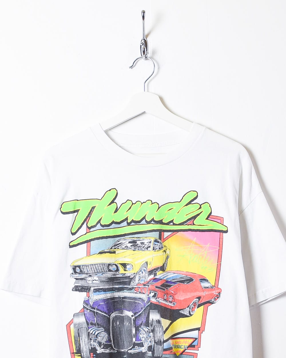 White Thunder Kustom Club T-Shirt - X-Large