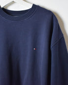 Navy Tommy Hilfiger Sweatshirt - Large