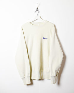 Vintage 00s Neutral Champion Reverse Weave Sweatshirt - X-Large